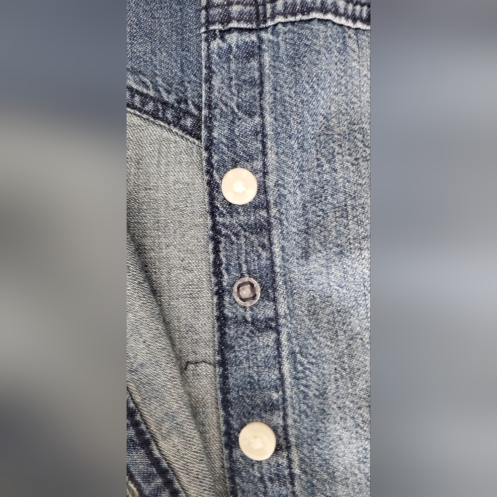 Denim Shirt Dress - Picture 9 of 12